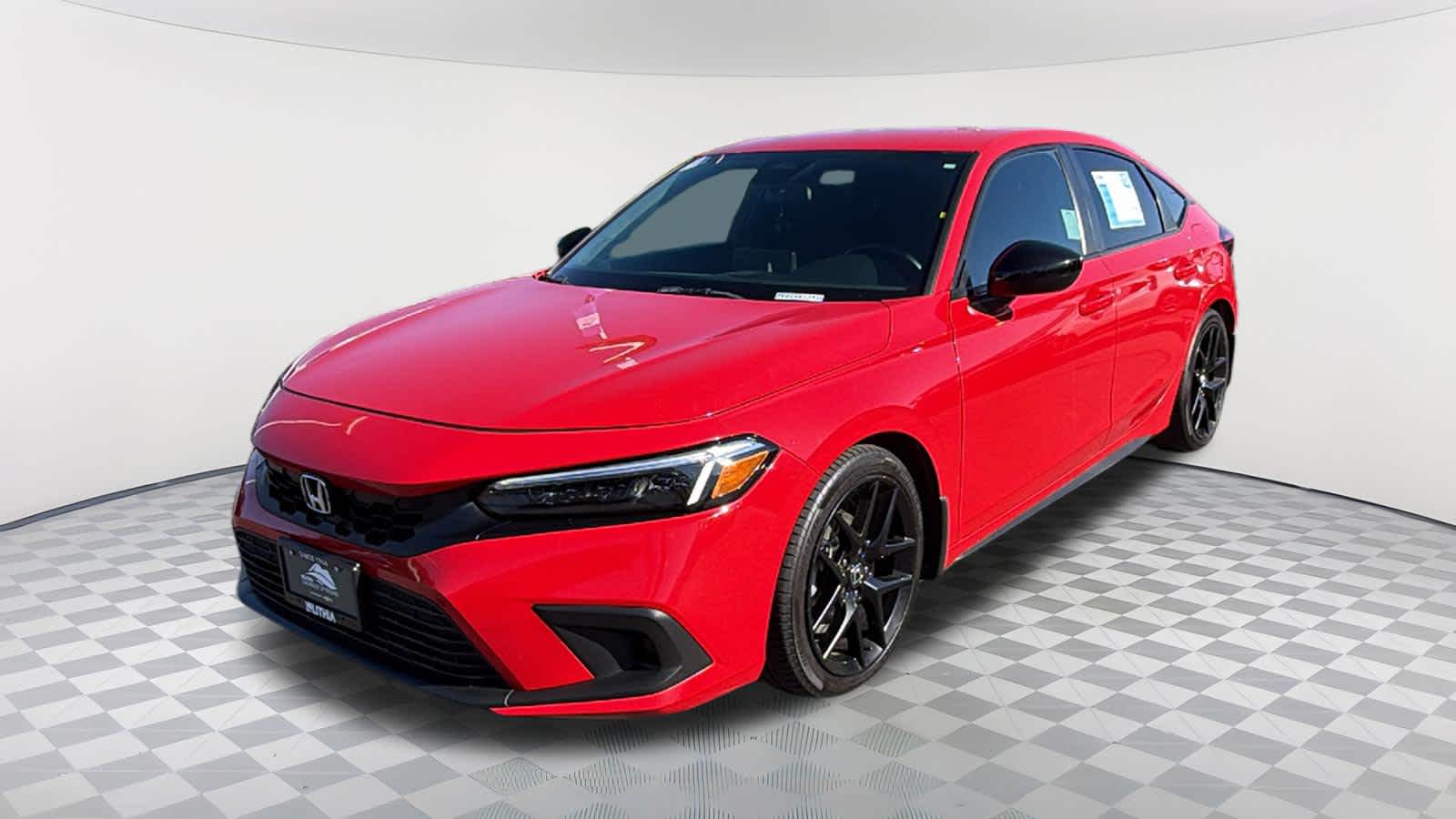 Rallye Red 2023 Honda Civic Hatchback Hatchback Front-Wheel Drive 6-Speed Manual