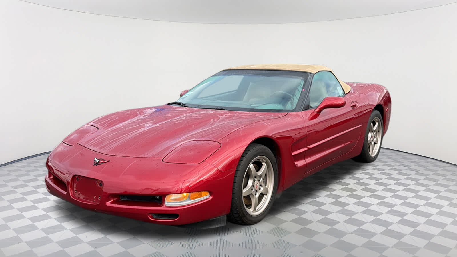 Gray (Magnetic Red Metallic) 1999 Chevrolet Corvette Convertible RWD Convertible Rear-Wheel Drive Automatic