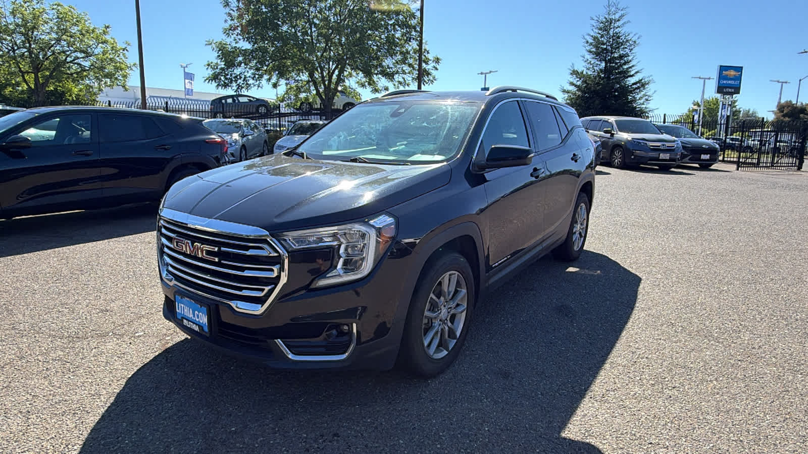 Black (Ebony Twilight Metallic) 2022 GMC Terrain SUV / Crossover All-Wheel Drive 9-Speed Automatic
