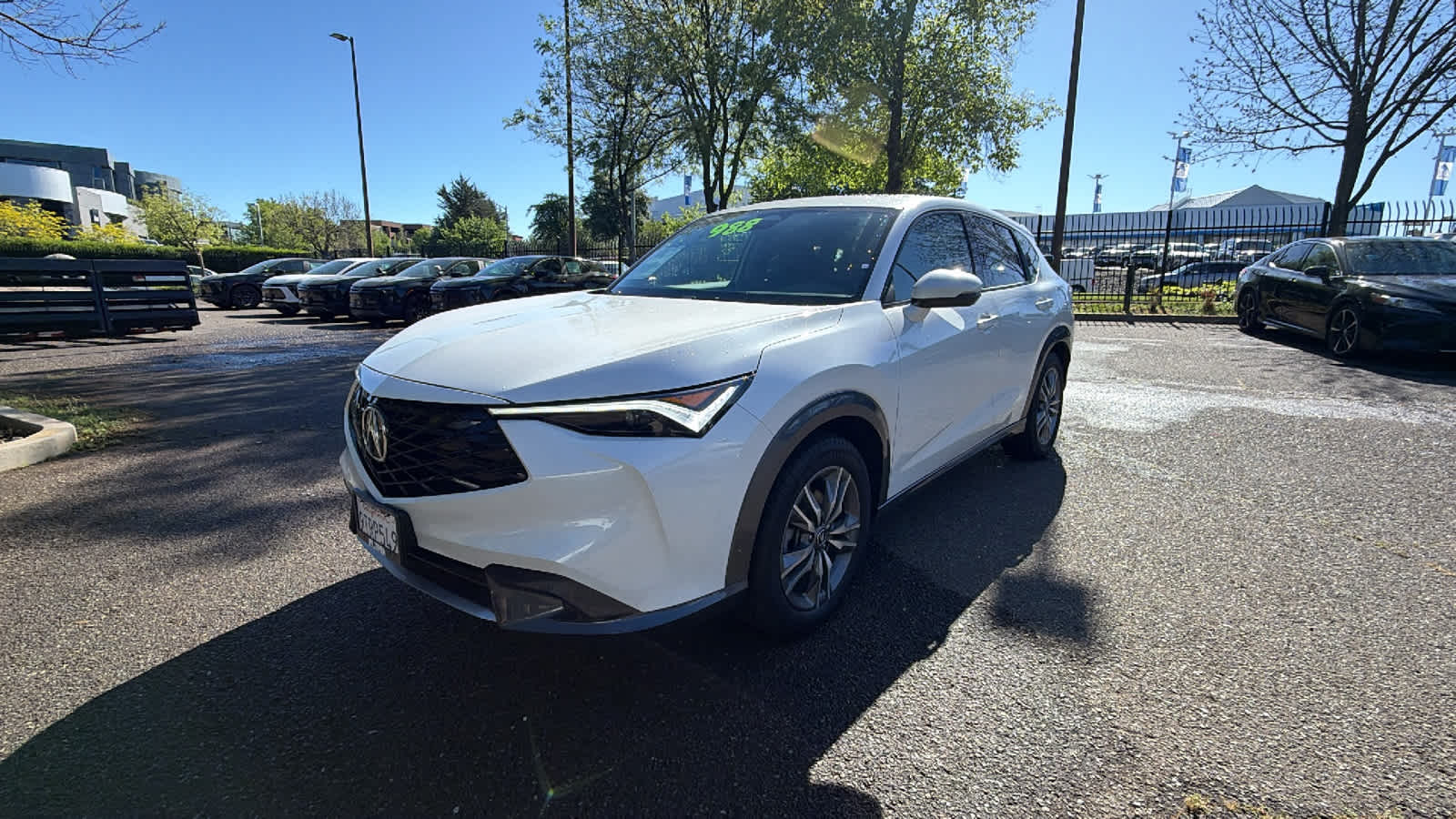 Platinum White Pearl 2025 Acura ADX FWD SUV / Crossover Front-Wheel Drive Continuously Variable Transmission