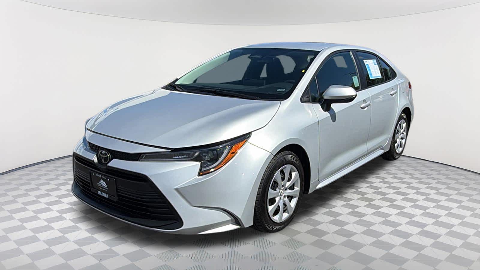 Classic Silver Metallic 2024 Toyota Corolla Sedan Front-Wheel Drive Continuously Variable Transmission