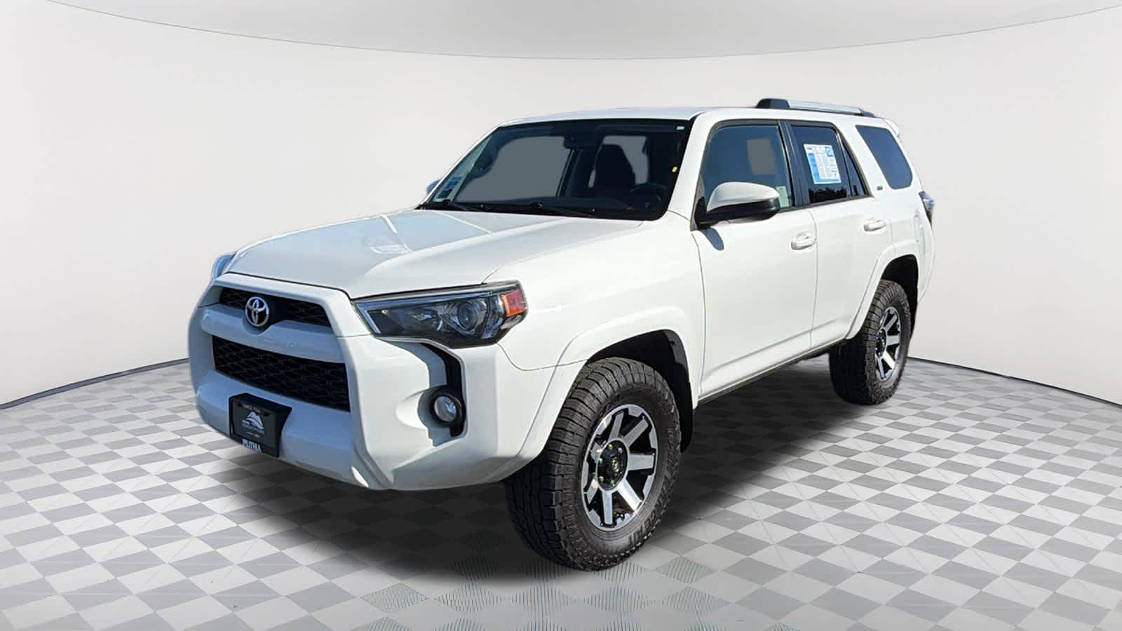 Super White 2019 Toyota 4Runner SUV / Crossover Four-Wheel Drive 5-Speed Automatic