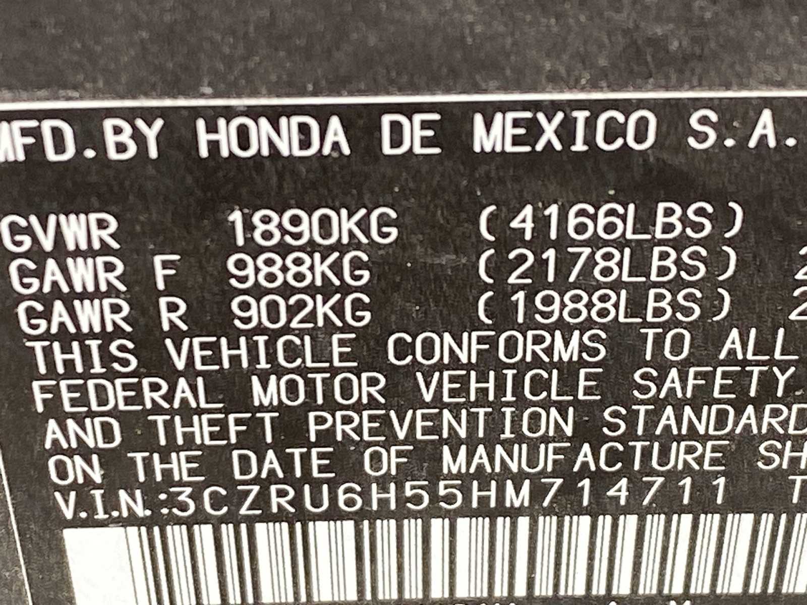 2017 Honda HR-V EX 27