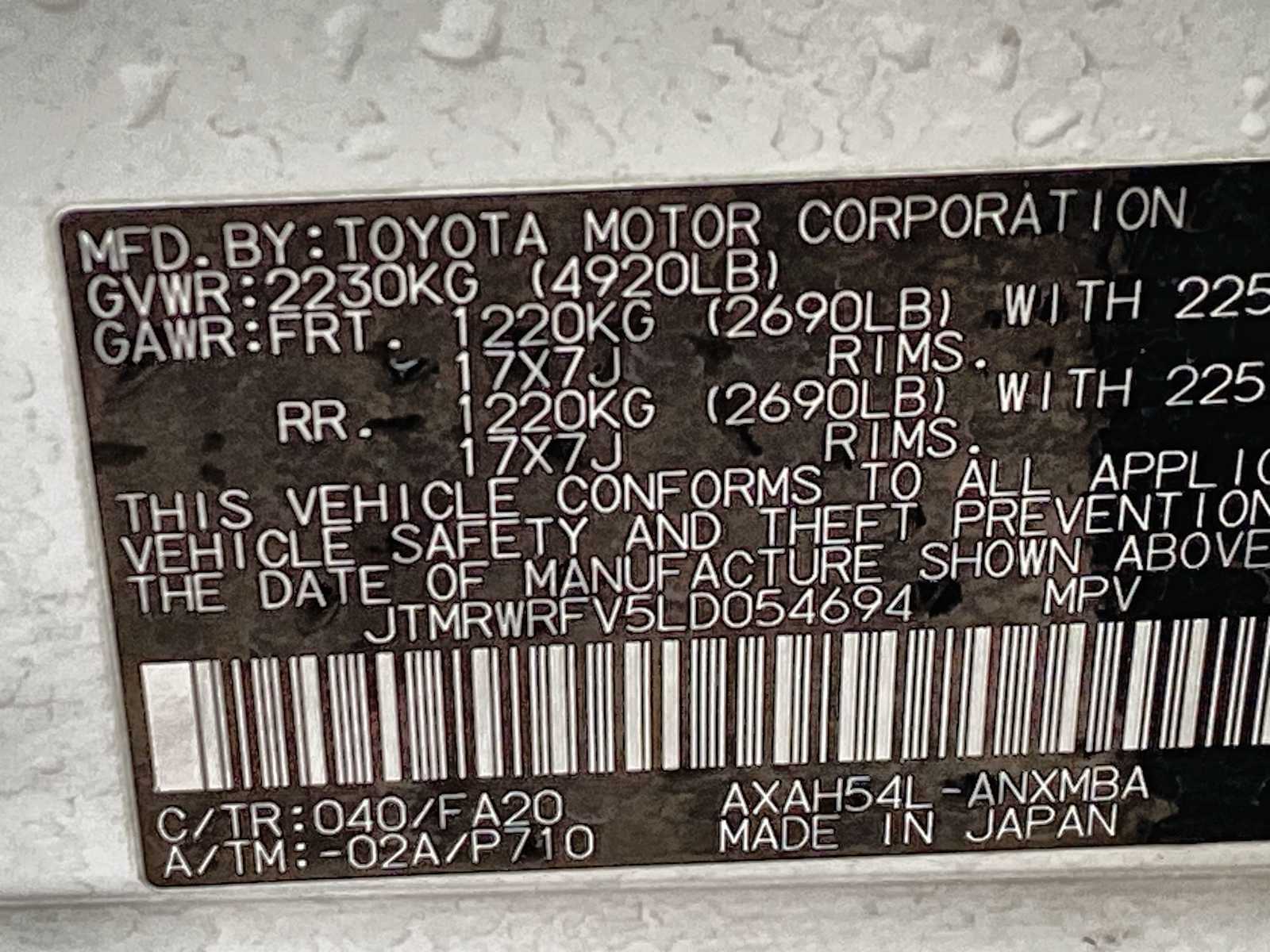 2020 Toyota RAV4 Hybrid XLE 30