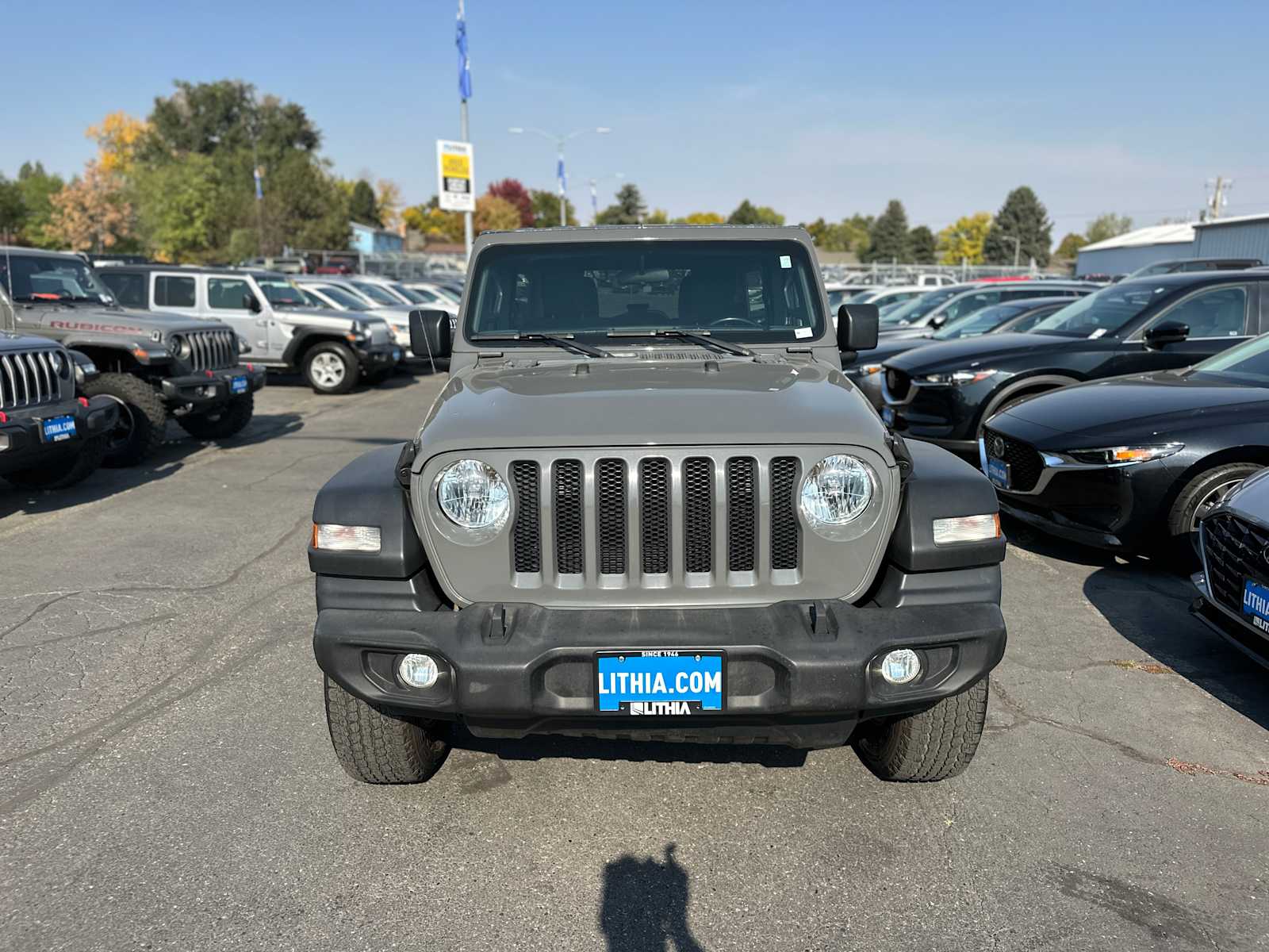 Used 2020 Jeep Wrangler Unlimited Sport S with VIN 1C4HJXDN0LW159858 for sale in Billings, MT