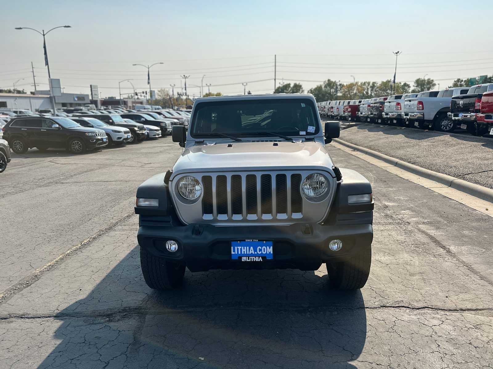 Used 2020 Jeep Wrangler Unlimited Sport S with VIN 1C4HJXDN5LW159838 for sale in Billings, MT