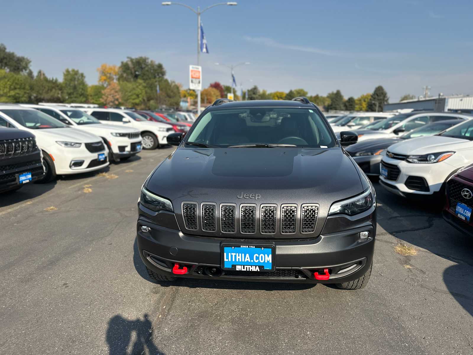 Used 2022 Jeep Cherokee Trailhawk with VIN 1C4PJMBX2ND550524 for sale in Billings, MT