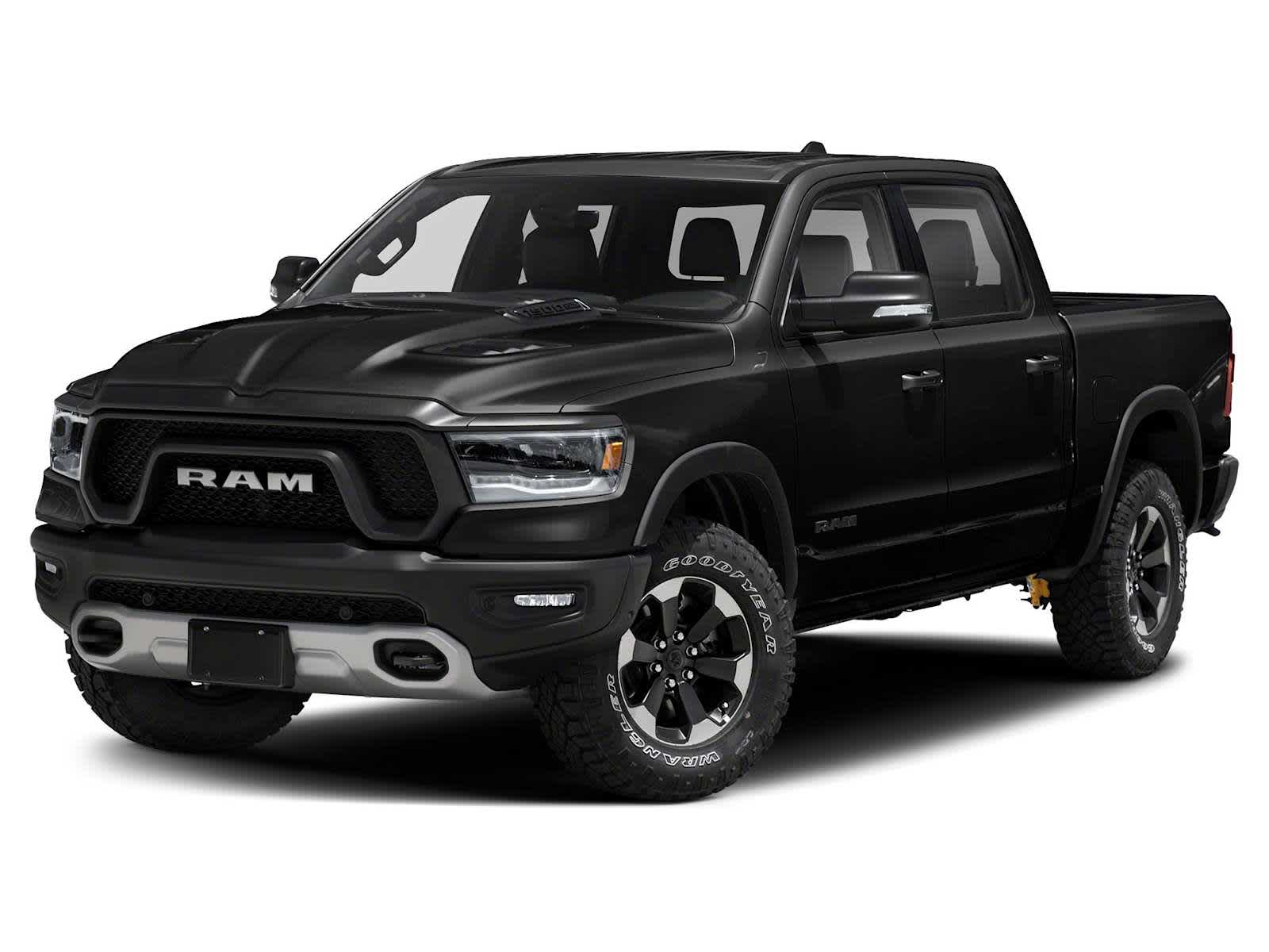 Diamond Black Crystal Pearlcoat 2021 RAM 1500 Pickup Truck Four-Wheel Drive 8-Speed Automatic