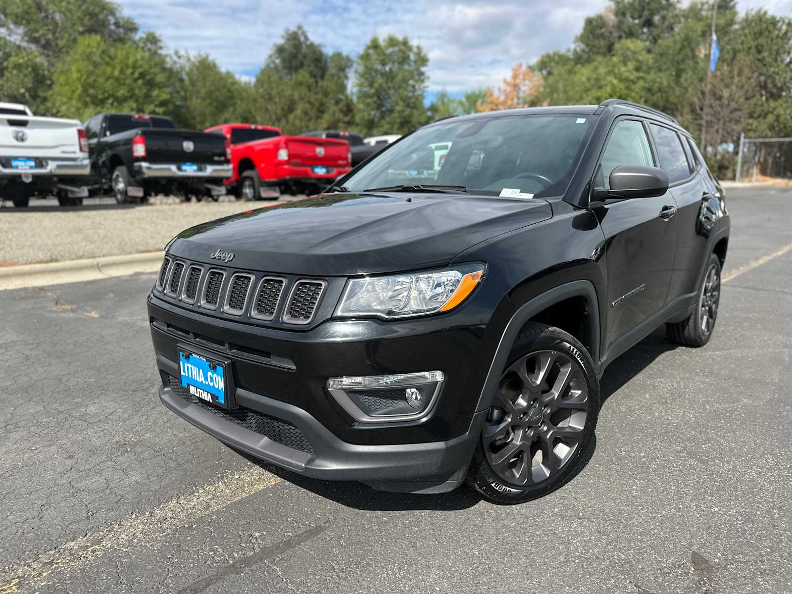 Used 2021 Jeep Compass 80th Spec. Edition with VIN 3C4NJDEB4MT595464 for sale in Billings, MT