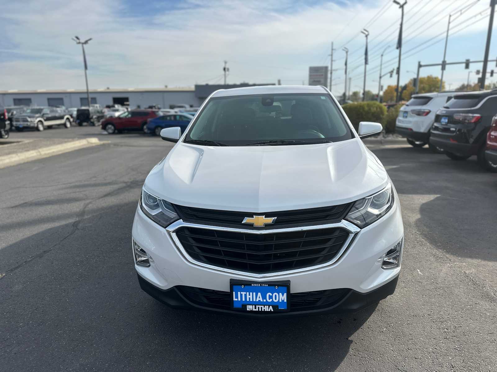 Used 2021 Chevrolet Equinox LT with VIN 3GNAXUEV0MS145802 for sale in Billings, MT