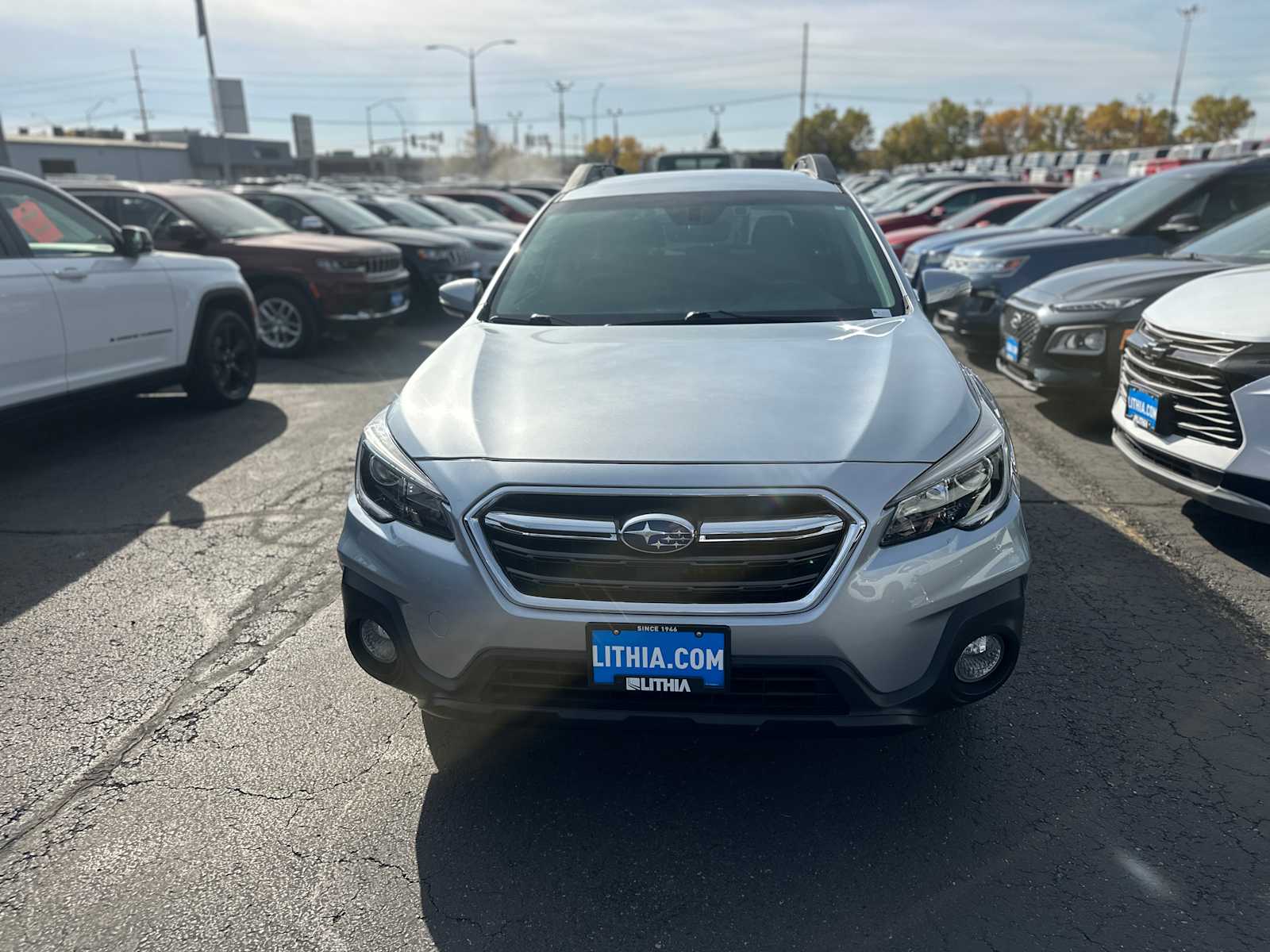 Used 2018 Subaru Outback Premium with VIN 4S4BSAFC0J3213553 for sale in Billings, MT