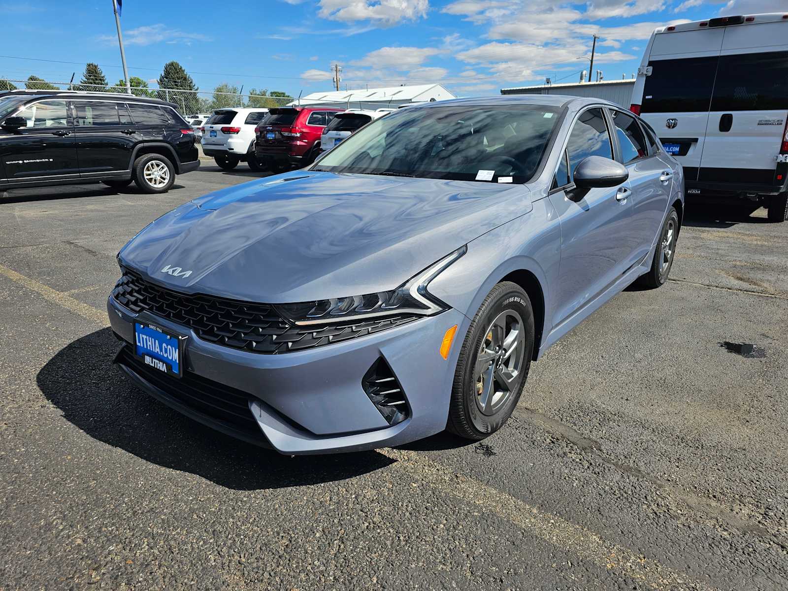 Used 2022 Kia K5 LXS with VIN 5XXG14J22NG098019 for sale in Billings, MT