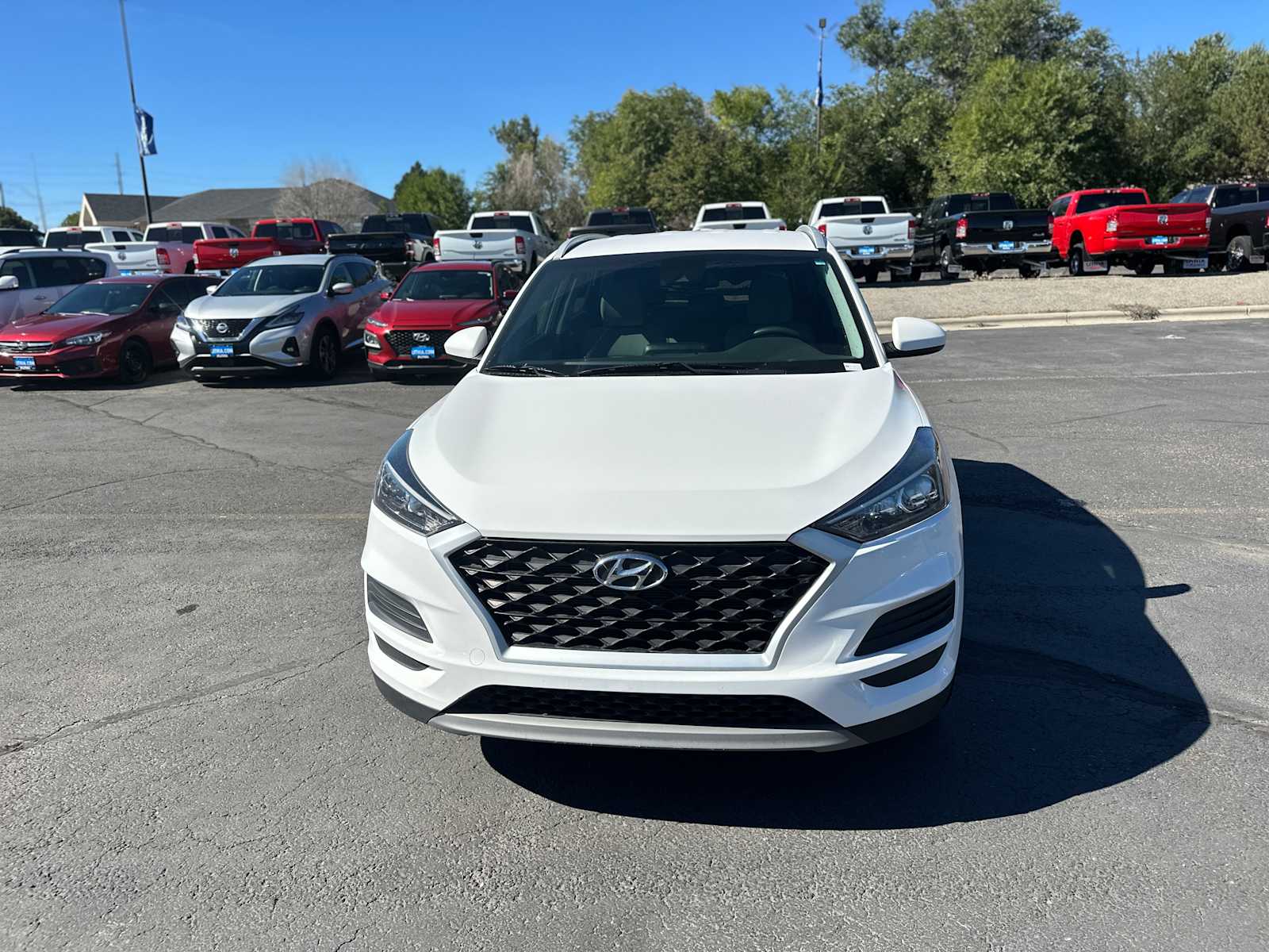 Used 2021 Hyundai Tucson SEL with VIN KM8J33AL5MU293216 for sale in Billings, MT