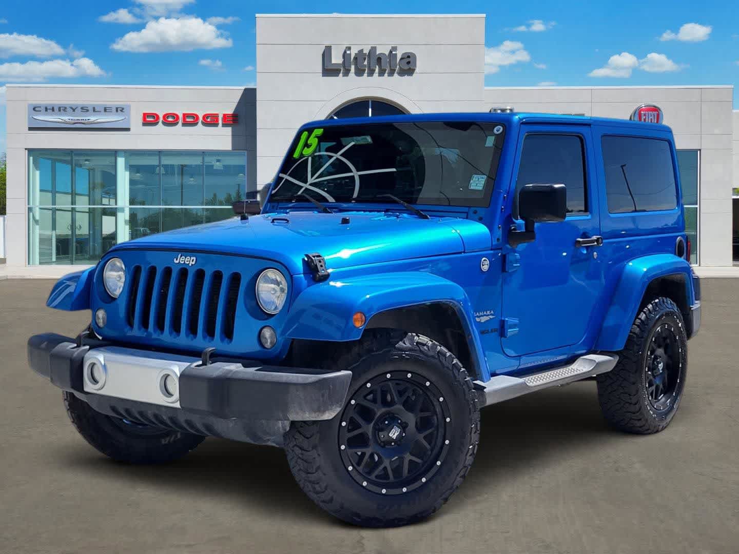 Hydro Blue Pearl Coat 2015 Jeep Wrangler Sahara 4WD SUV / Crossover Four-Wheel Drive 5-Speed Automatic