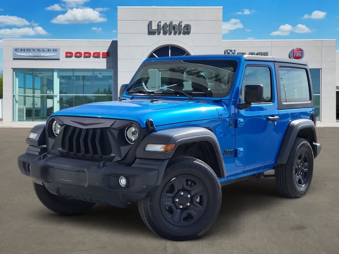 Hydro Blue Pearlcoat 2022 Jeep Wrangler Sport 4WD SUV / Crossover Four-Wheel Drive 6-Speed Manual