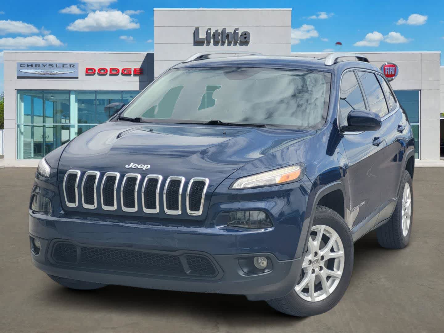 Patriot Blue Pearlcoat 2018 Jeep Cherokee SUV / Crossover Front-Wheel Drive 9-Speed Automatic