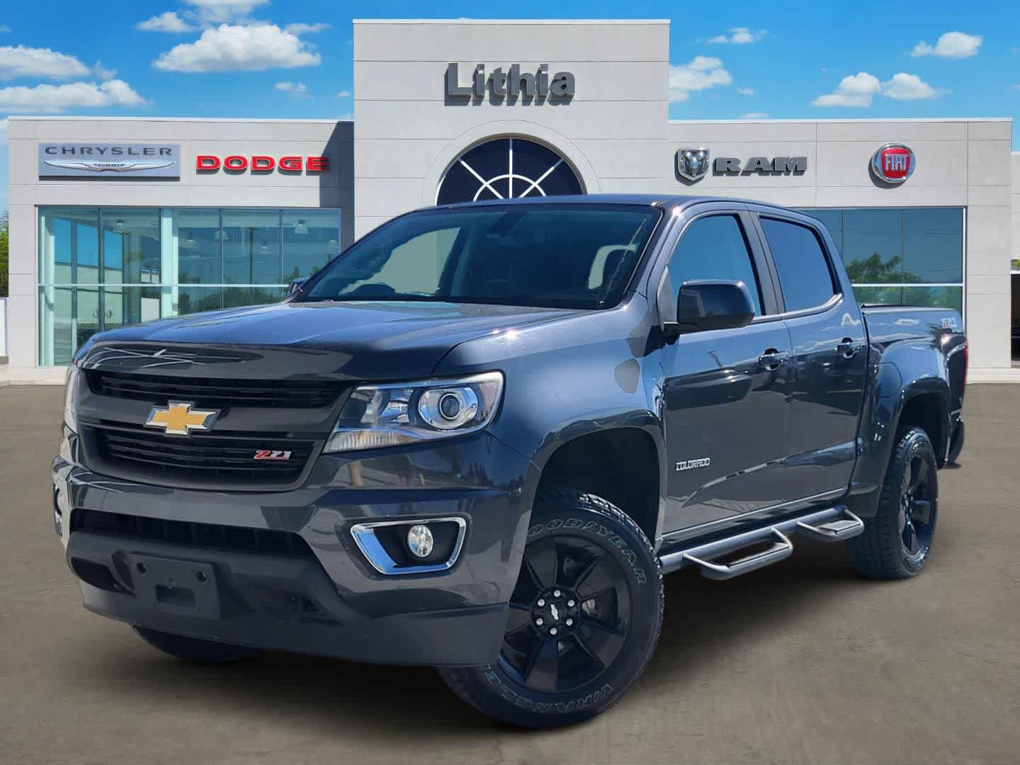 Cyber Gray Metallic 2017 Chevrolet Colorado Pickup Truck Four-Wheel Drive 8-Speed Automatic