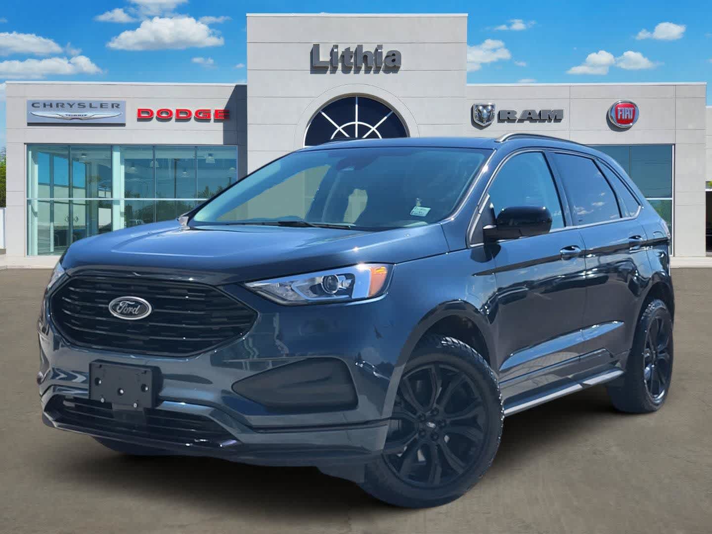 Stone Blue Metallic 2024 Ford Edge SUV / Crossover All-Wheel Drive 8-Speed Automatic
