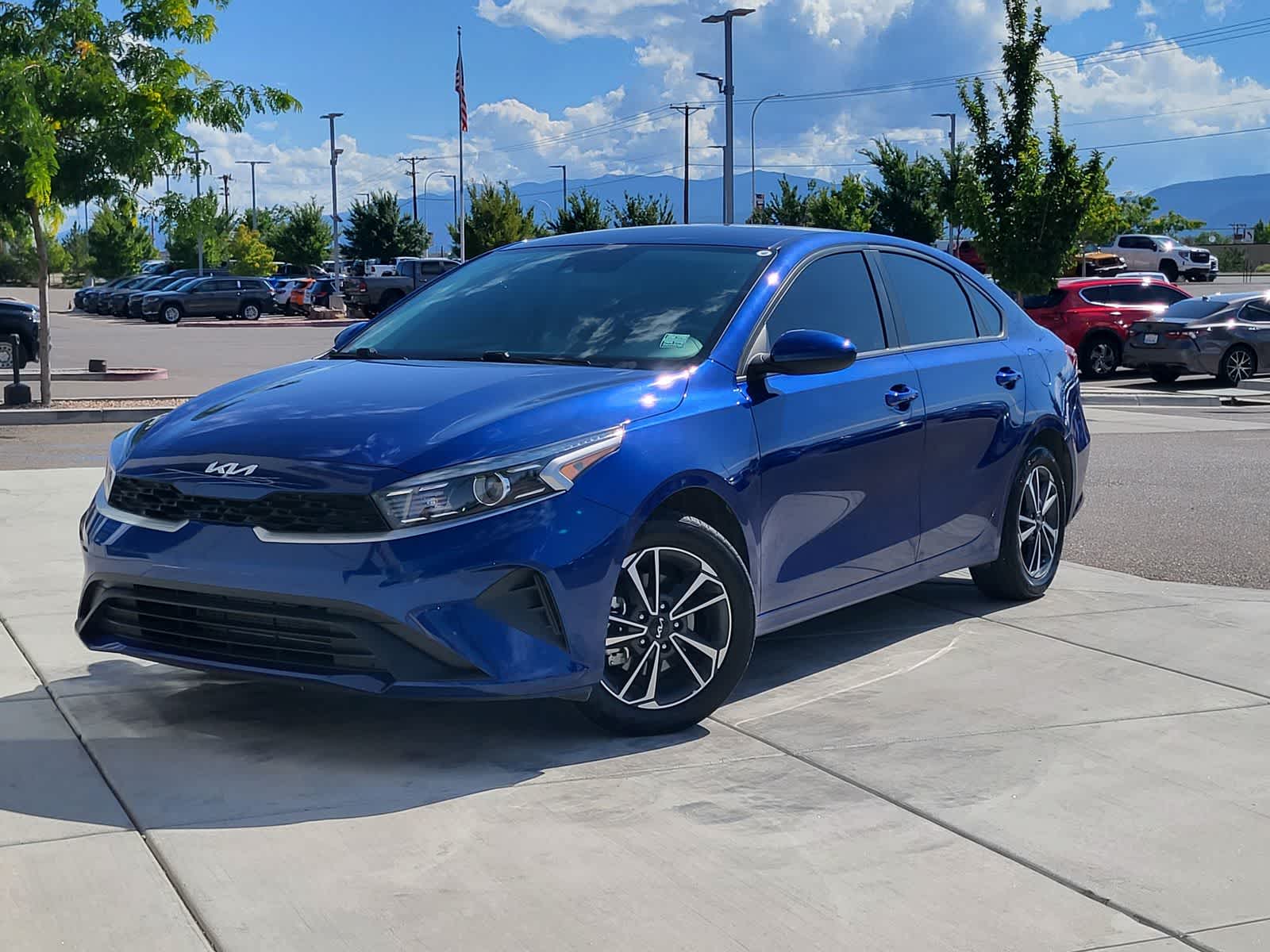 Deep Sea Blue 2024 Kia Forte Sedan Front-Wheel Drive Continuously Variable Transmission