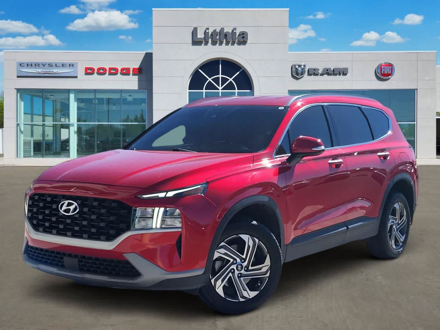 Calypso Red 2023 Hyundai Santa Fe SUV / Crossover All-Wheel Drive 8-Speed Automatic