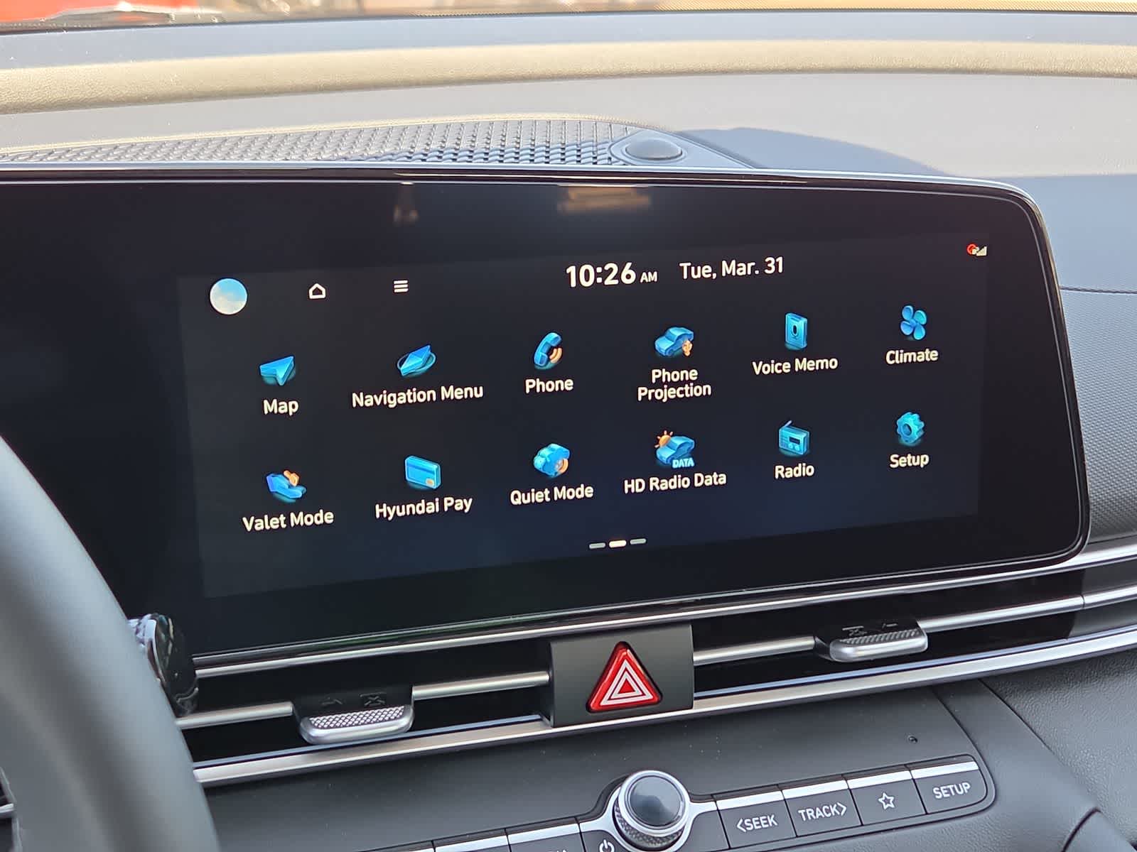 new 2026 Hyundai Elantra car, priced at $29,595