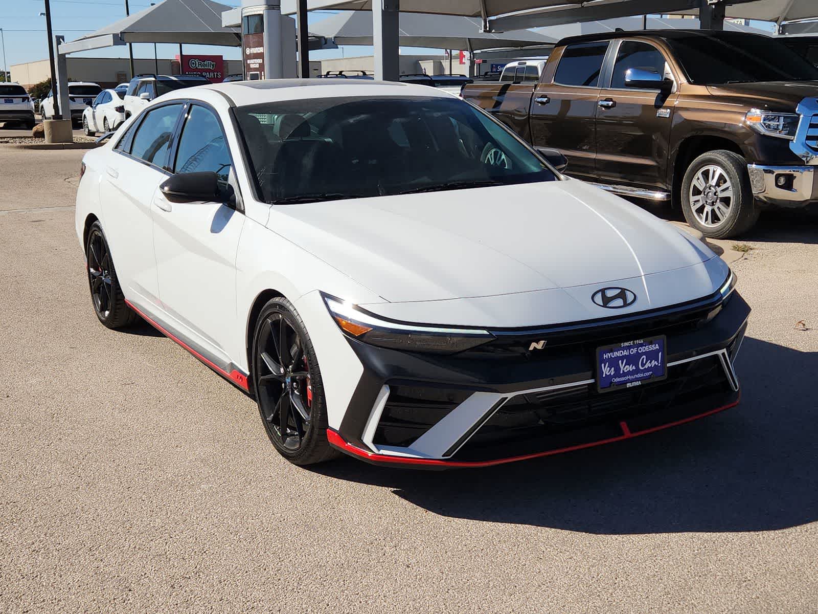 new 2025 Hyundai Elantra N car, priced at $37,255