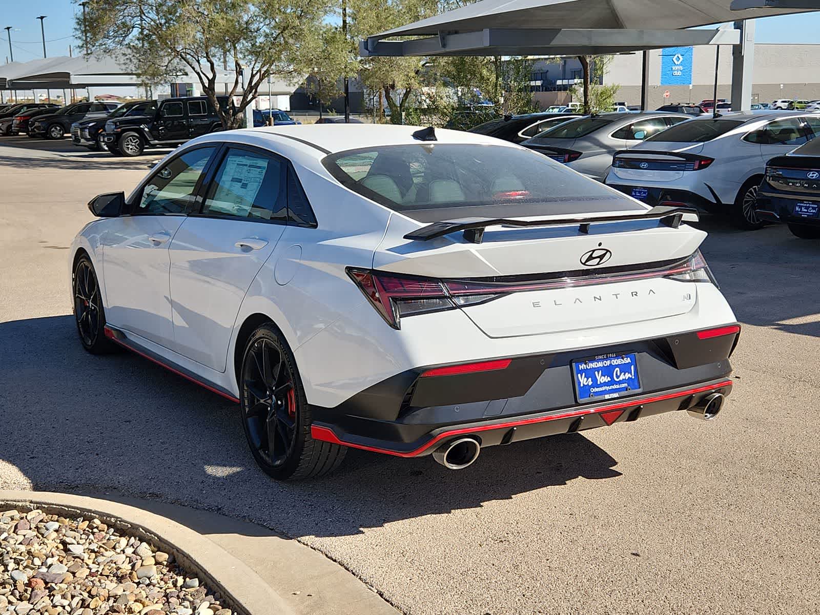new 2025 Hyundai Elantra N car, priced at $37,255