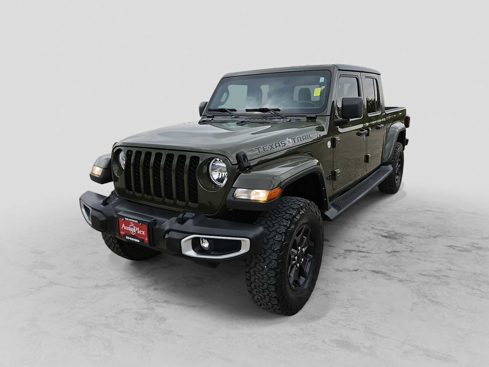 Sarge Green Clearcoat 2021 Jeep Gladiator Texas Trail 4WD Pickup Truck Four-Wheel Drive 8-Speed Automatic