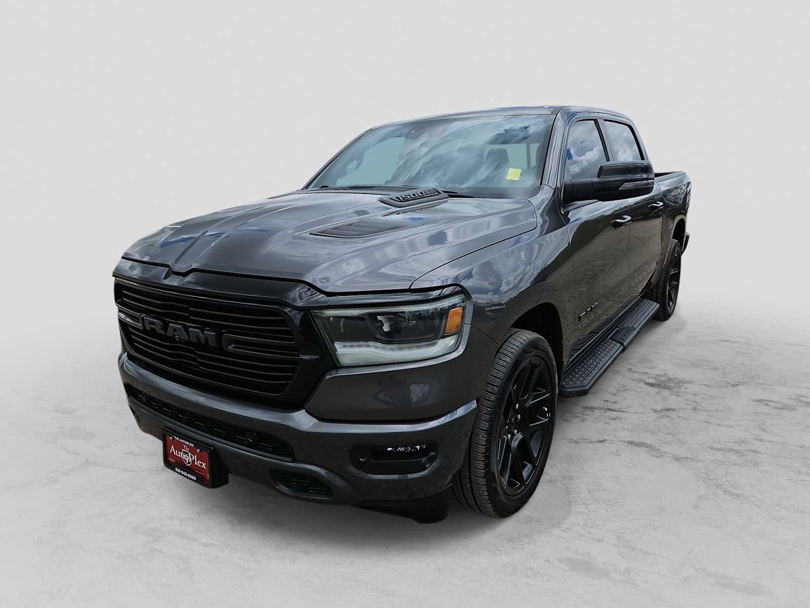Gray (Granite Crystal Metallic Clearcoat) 2023 RAM 1500 Laramie Crew Cab RWD Pickup Truck 4X2 8-Speed Automatic