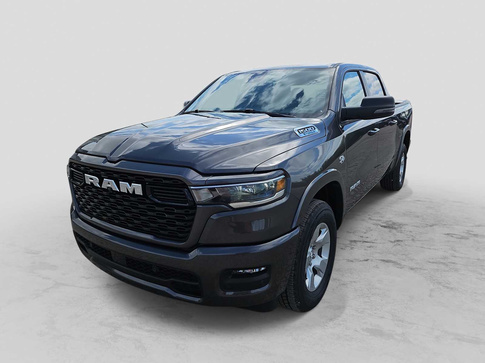 Gray (Granite Crystal Metallic Clearcoat) 2026 RAM 1500 Big Horn Crew Cab 4WD Pickup Truck Four-Wheel Drive 8-Speed Automatic