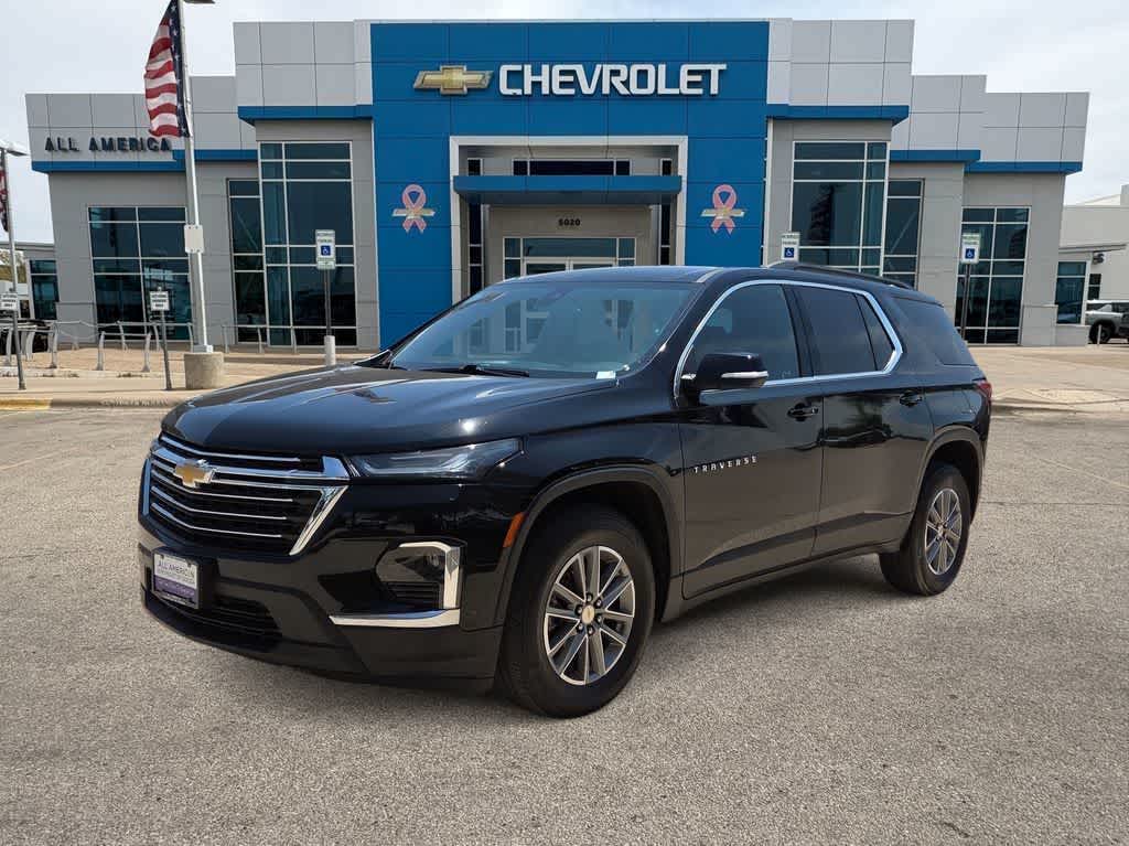 Mosaic Black Metallic 2023 Chevrolet Traverse SUV / Crossover Four-Wheel Drive 9-Speed Automatic