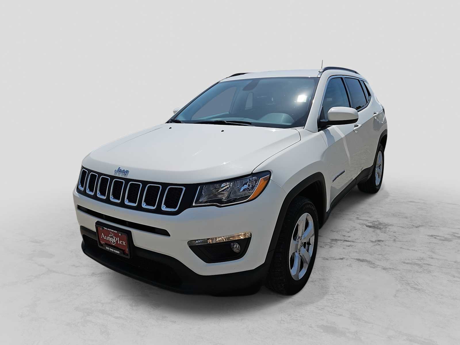 White Clearcoat 2021 Jeep Compass Latitude 4WD SUV / Crossover Four-Wheel Drive 9-Speed Automatic