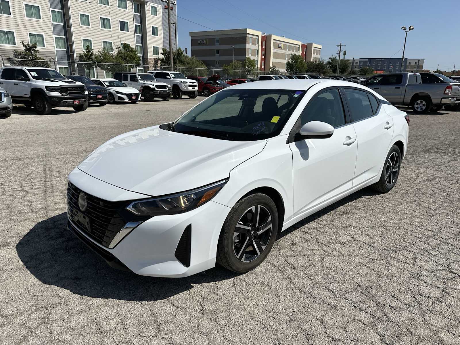 White (Fresh Powder) 2025 Nissan Sentra Sedan Front-Wheel Drive Continuously Variable Transmission