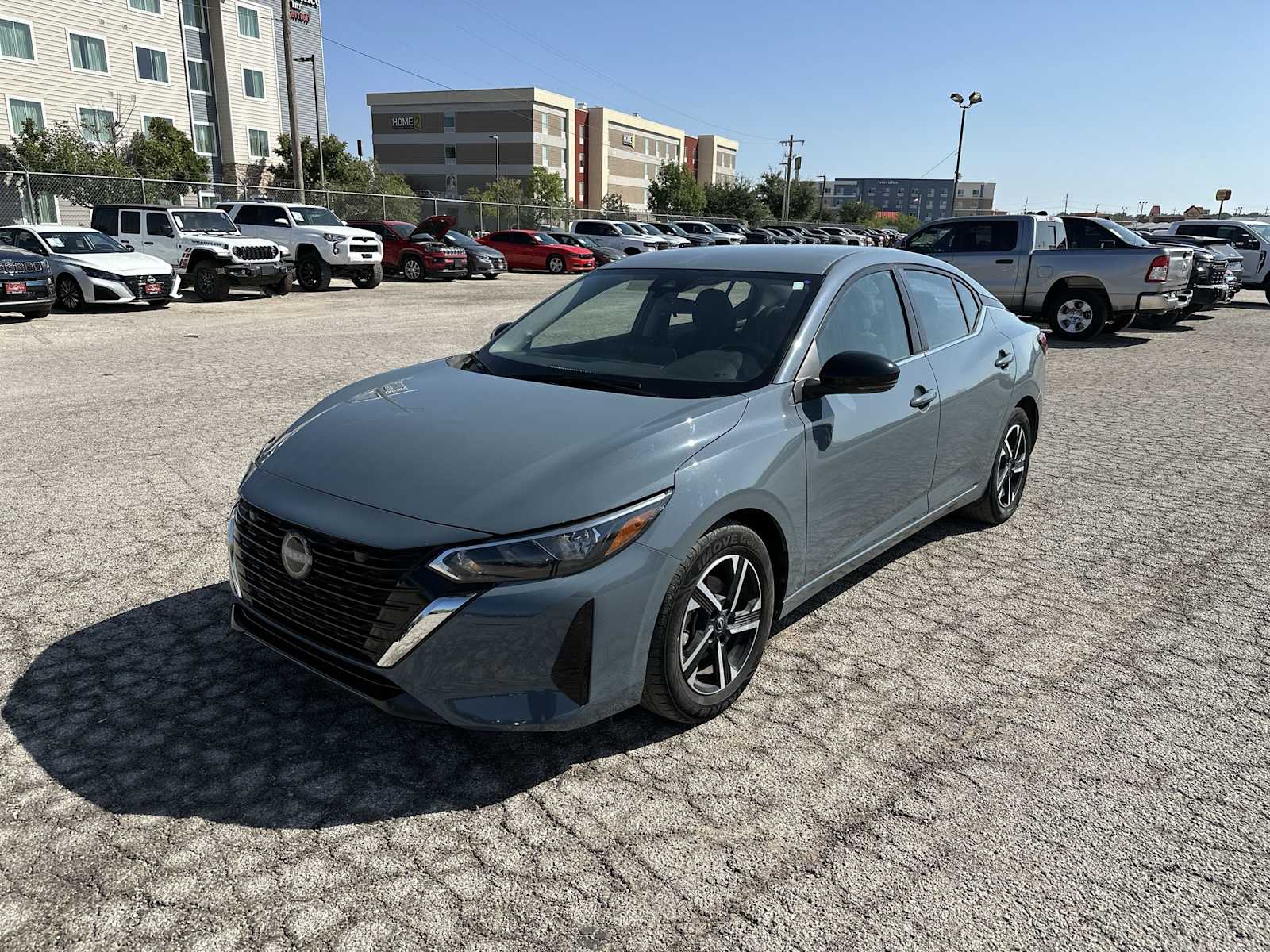 Atlantic Gray Metallic 2024 Nissan Sentra Sedan Front-Wheel Drive Continuously Variable Transmission
