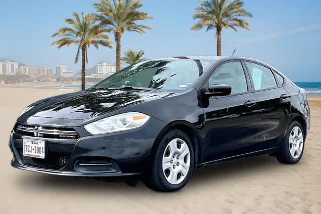 Pitch Black Clearcoat 2016 Dodge Dart Sedan Front-Wheel Drive 6-Speed Manual