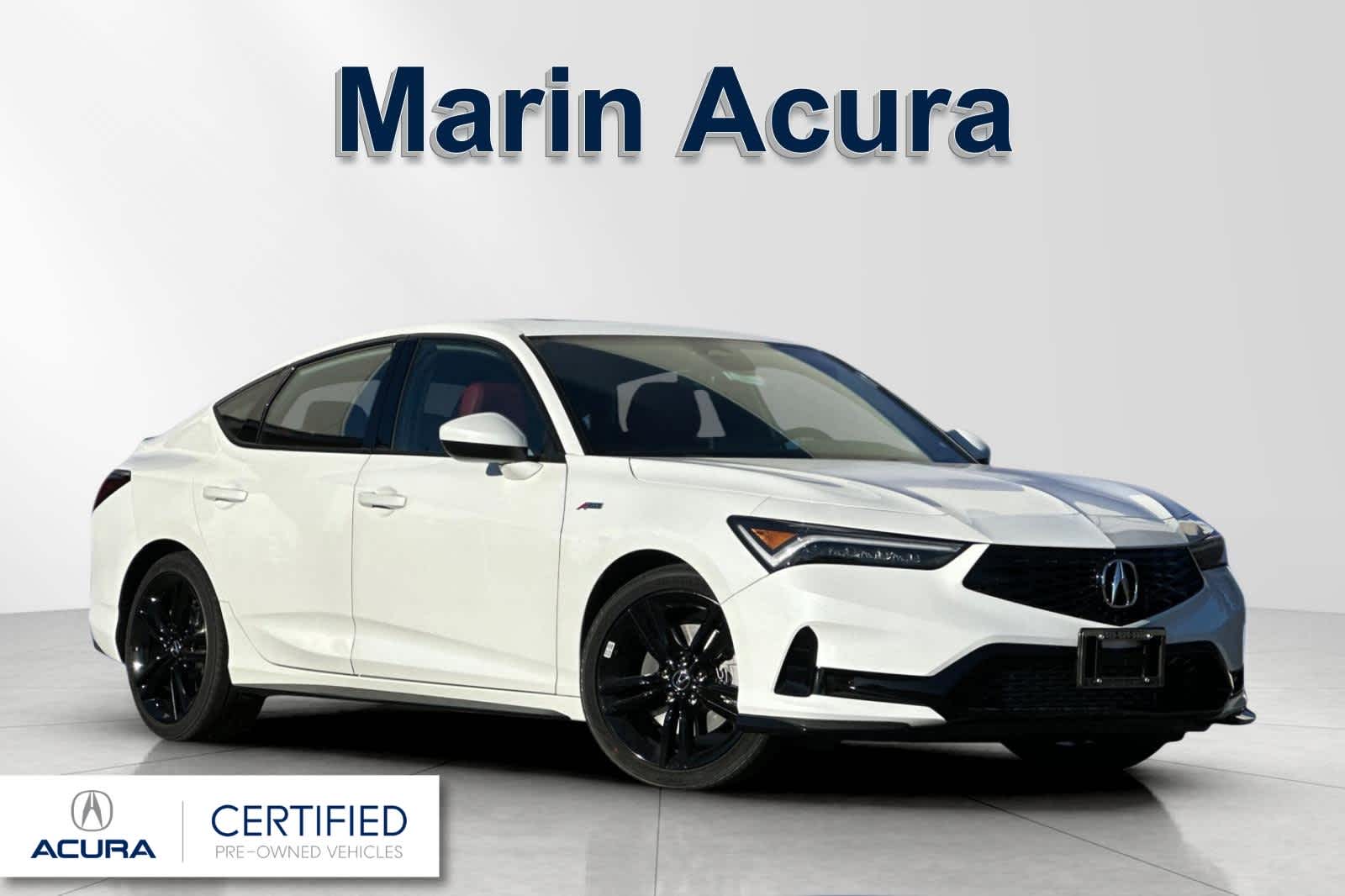 Platinum White Pearl 2026 Acura Integra Sedan Front-Wheel Drive Continuously Variable Transmission