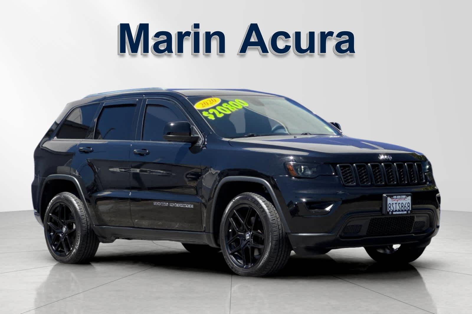 Diamond Black Crystal Pearlcoat 2020 Jeep Grand Cherokee SUV / Crossover 4X2 8-Speed Automatic