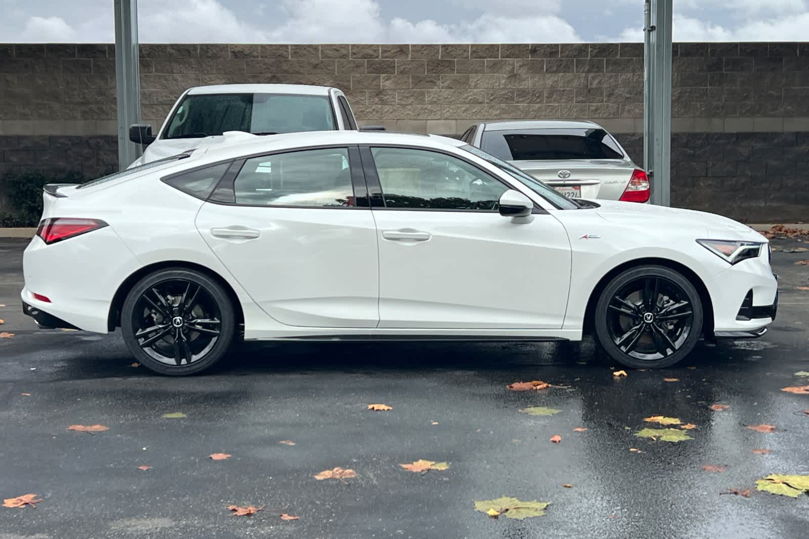 Platinum White 2026 Acura Integra FWD with Technology and A-SPEC Package Sedan Front-Wheel Drive Continuously Variable Transmission