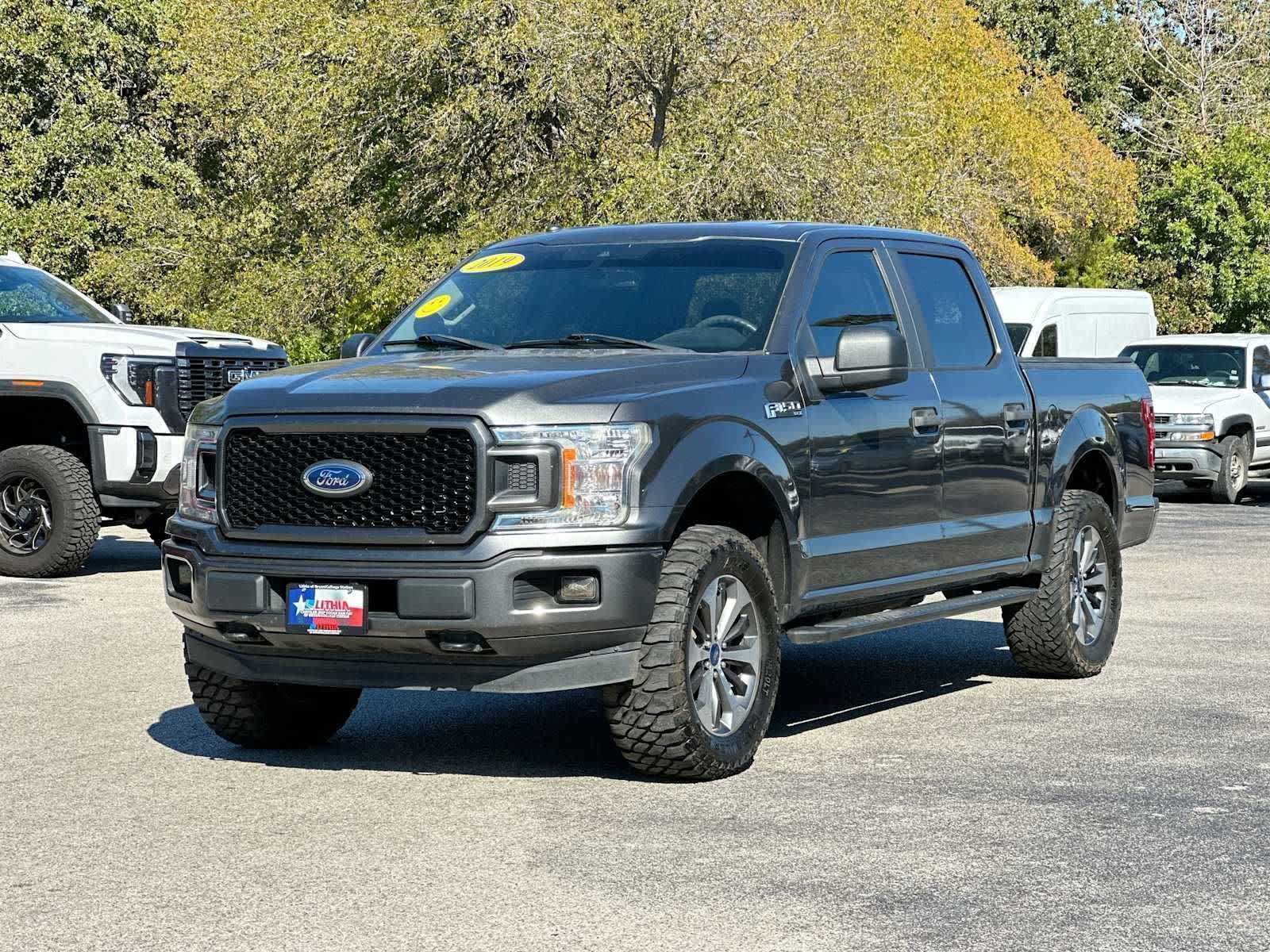 Gray (Magnetic Metallic) 2019 Ford F-150 XL SuperCrew 4WD Pickup Truck Four-Wheel Drive Automatic