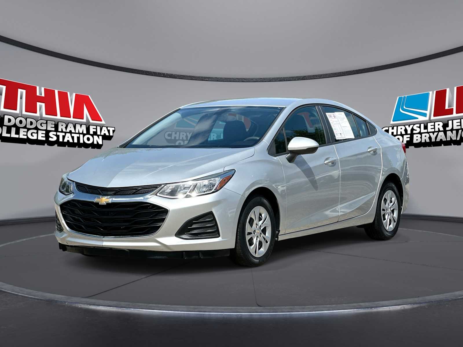 Silver Ice Metallic 2019 Chevrolet Cruze Sedan Front-Wheel Drive 6-Speed Automatic