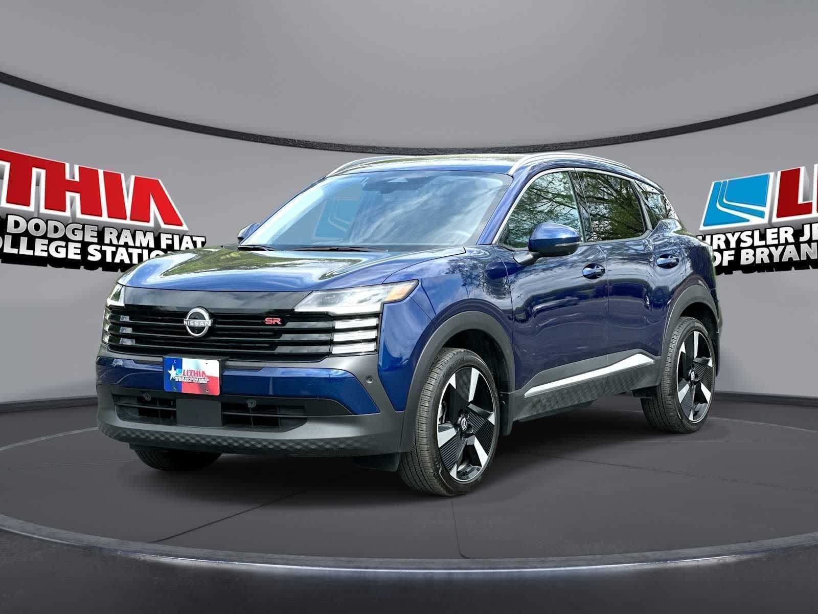 Deep Blue Pearl 2025 Nissan Kicks SR AWD SUV / Crossover All-Wheel Drive Continuously Variable Transmission