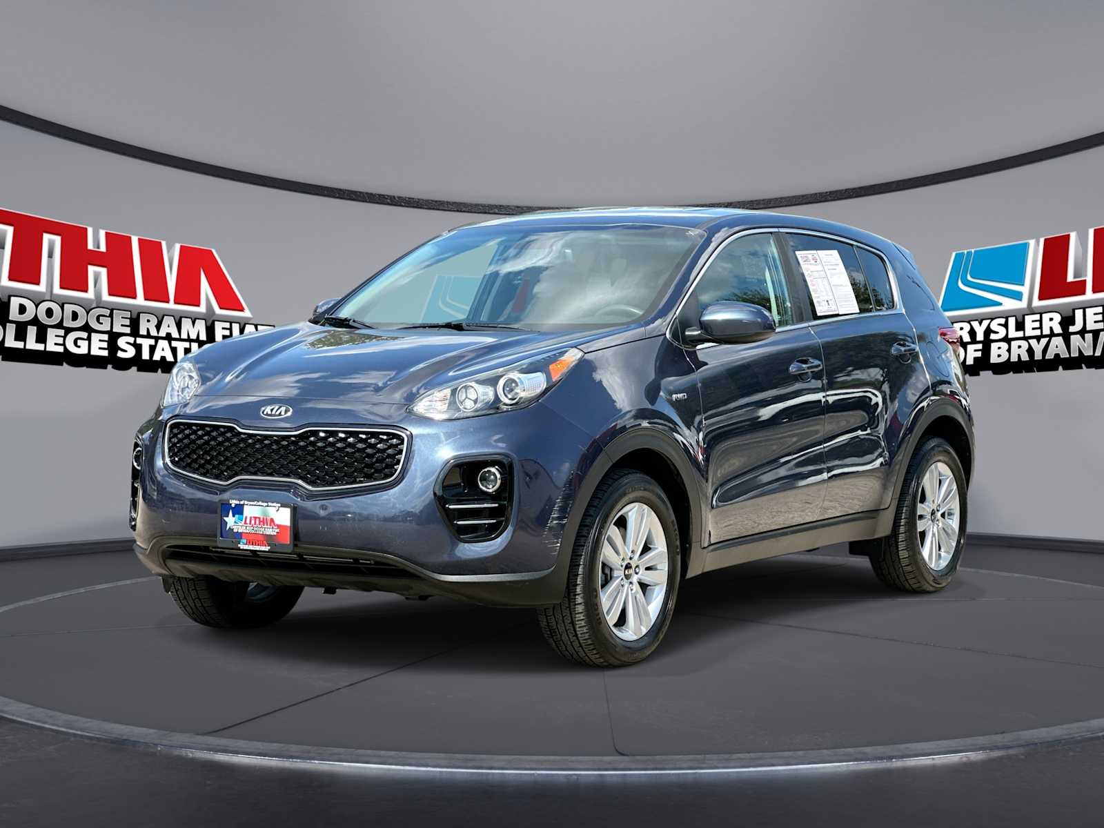Pacific Blue 2017 Kia Sportage SUV / Crossover All-Wheel Drive 6-Speed Automatic