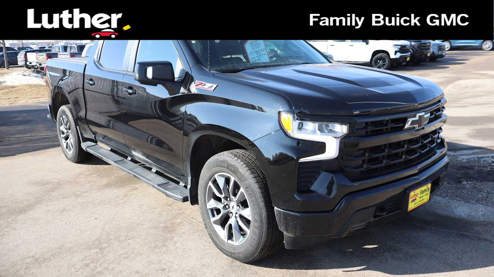 Black 2022 Chevrolet Silverado 1500 RST Crew Cab 4WD Pickup Truck Four-Wheel Drive Automatic