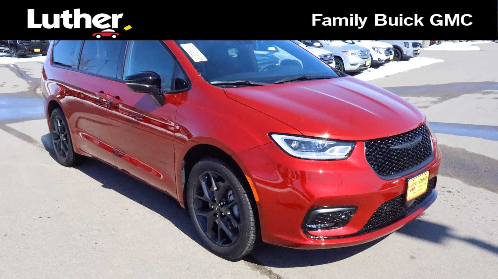 Red 2025 Chrysler Pacifica Limited AWD Minivan All-Wheel Drive Automatic