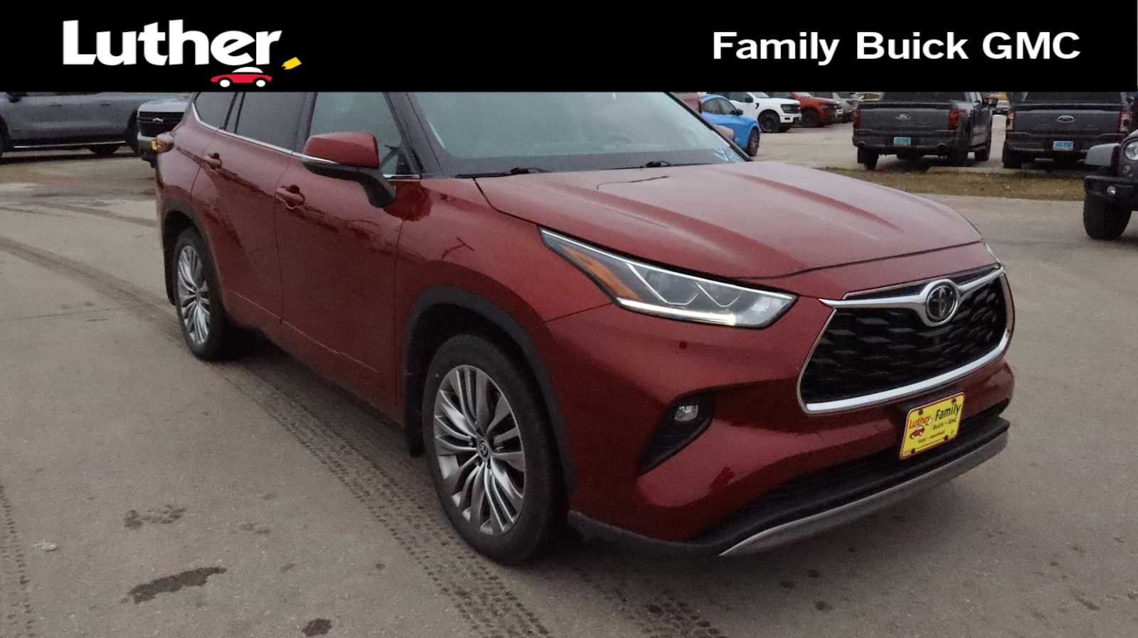Red (Ruby Flare Pearl) 2022 Toyota Highlander Platinum AWD SUV / Crossover All-Wheel Drive 8-Speed Automatic