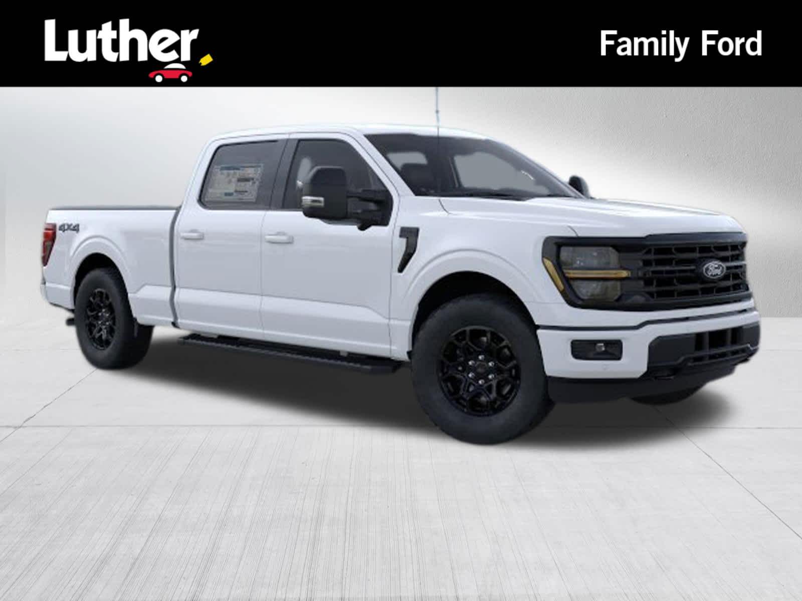 White 2026 Ford F-150 XLT SuperCrew 4WD Pickup Truck Four-Wheel Drive Automatic