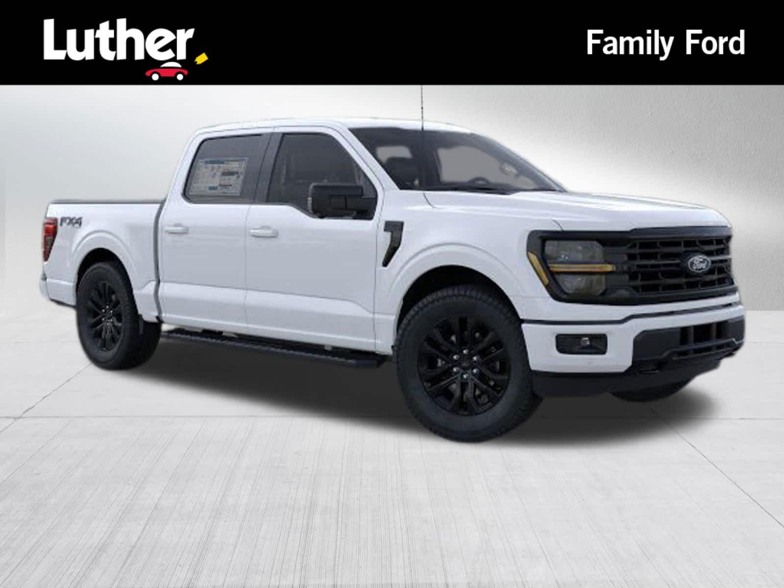 White 2026 Ford F-150 XLT SuperCrew 4WD Pickup Truck Four-Wheel Drive Automatic