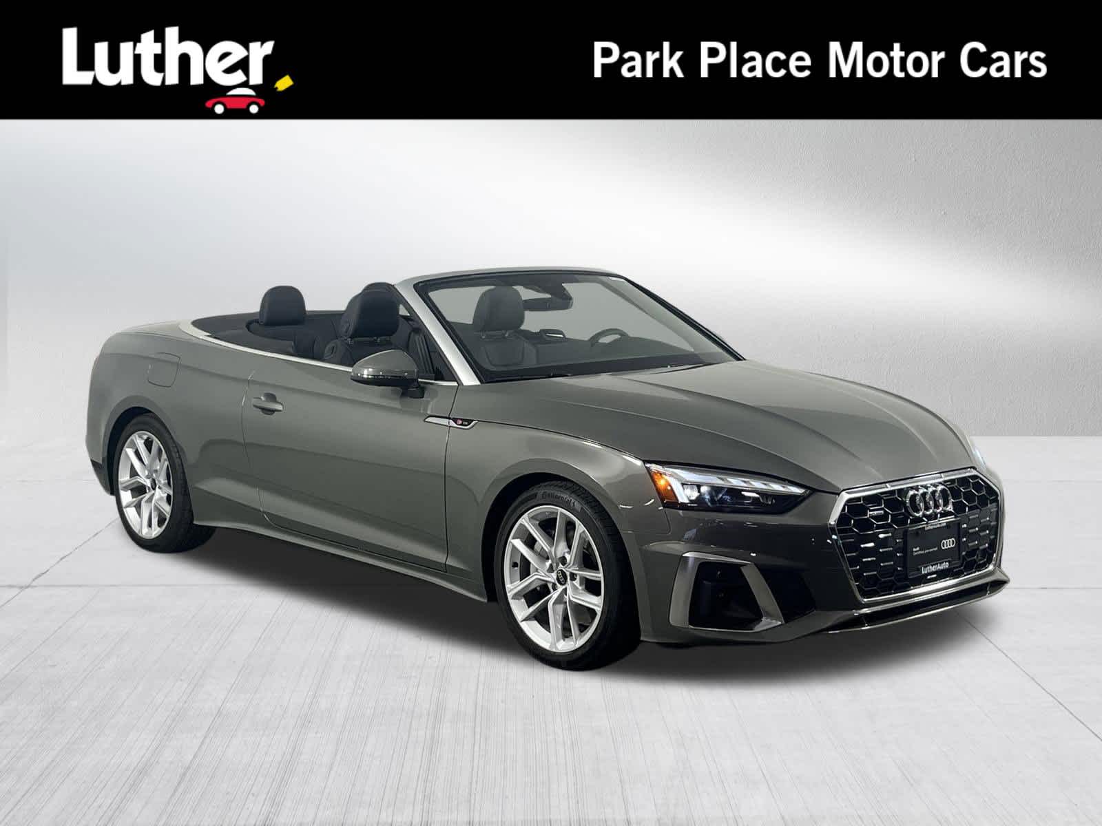Gray 2023 Audi A5 quattro Premium Plus 45 TFSI Convertible AWD Convertible All-Wheel Drive Automatic