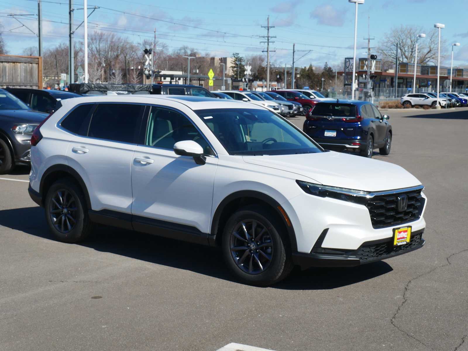 White 2026 Honda CR-V EX-L AWD SUV / Crossover All-Wheel Drive Continuously Variable Transmission