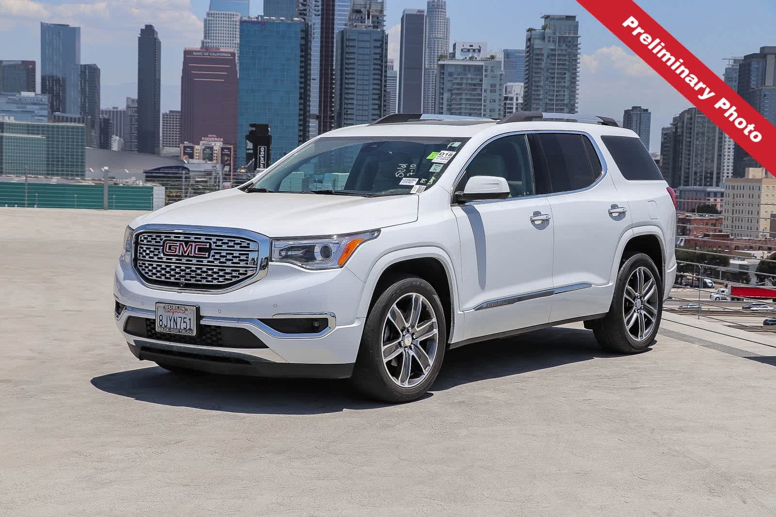 Summit White 2019 GMC Acadia SUV / Crossover Four-Wheel Drive 6-Speed Automatic